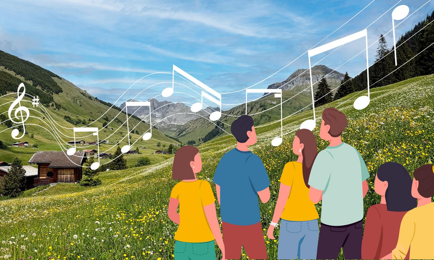 Gesangfest Besucher